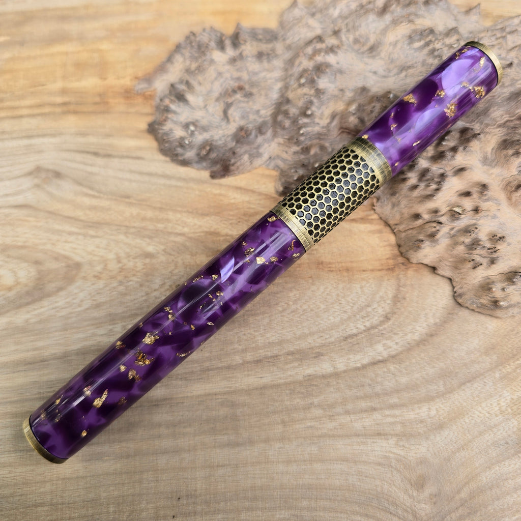 Celestial Hive Rollerball & Fountain Pen Kit