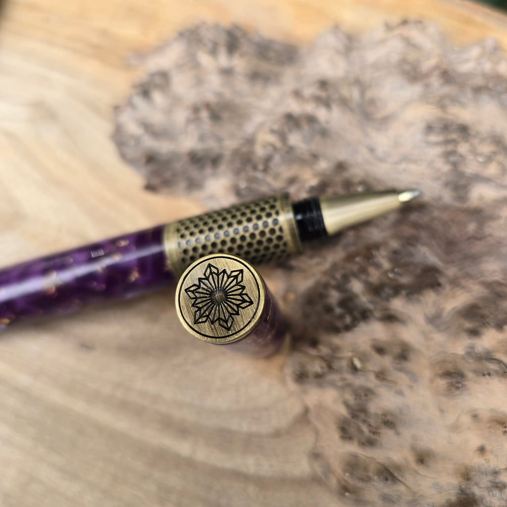 Celestial Hive Rollerball & Fountain Pen Kit