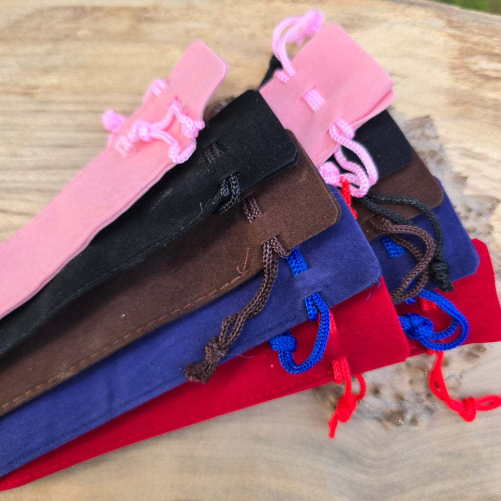 Velvet Drawstring Pen Pouches