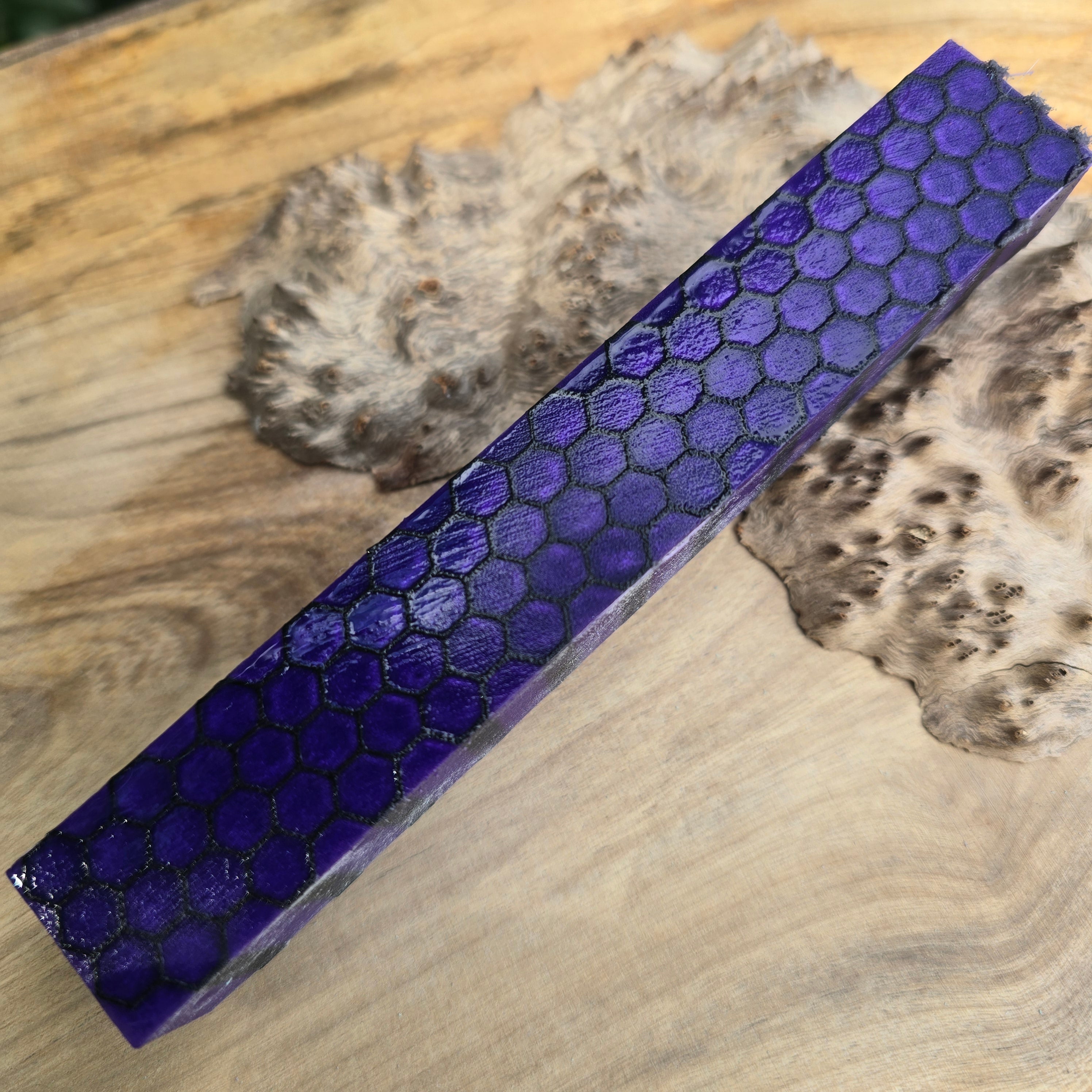 3D Printed Honeycomb Pen Blanks