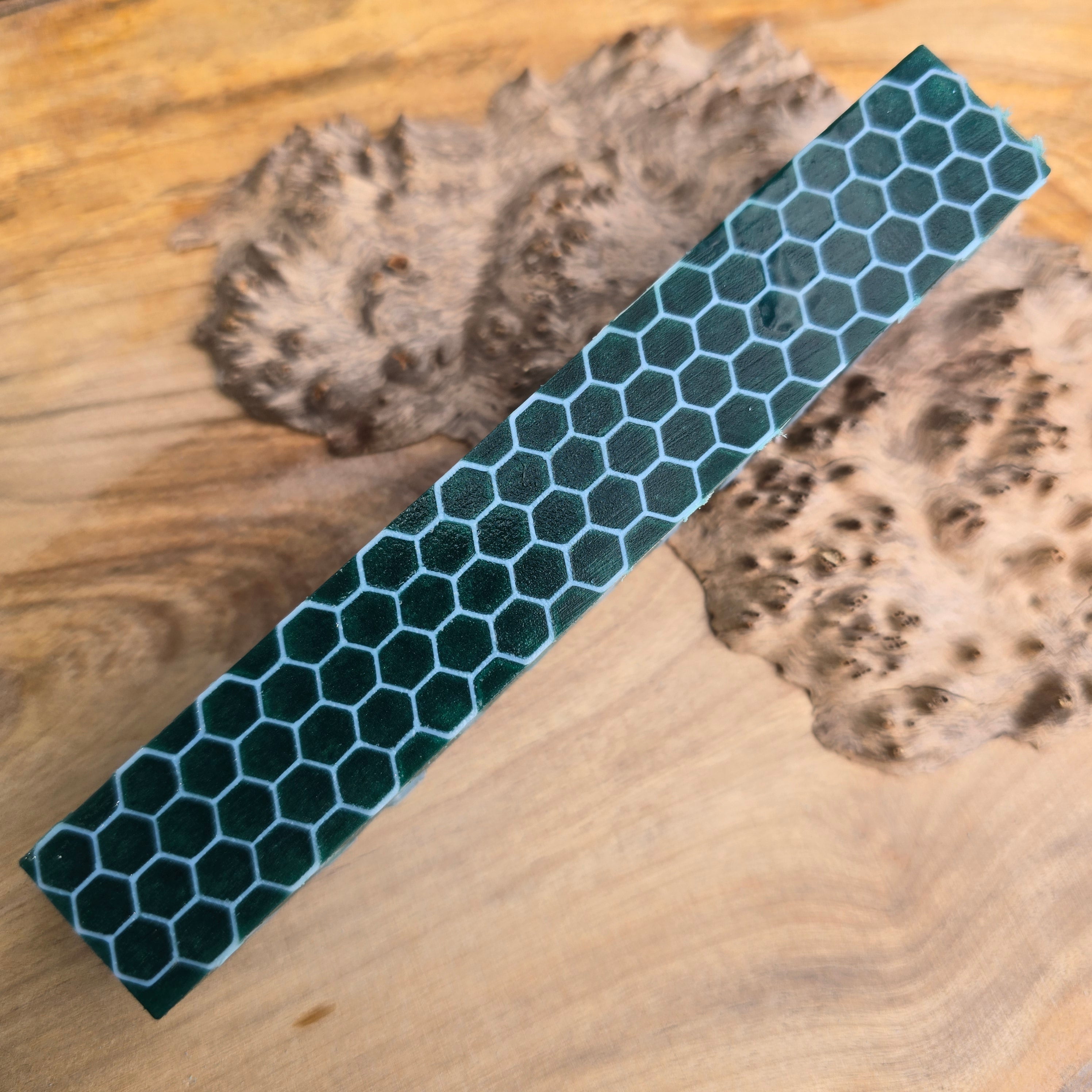 3D Printed Honeycomb Pen Blanks