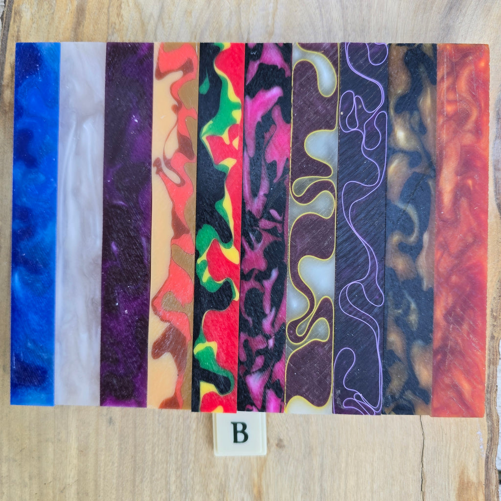 Various Acrylic Pen Blanks (10 Pack)