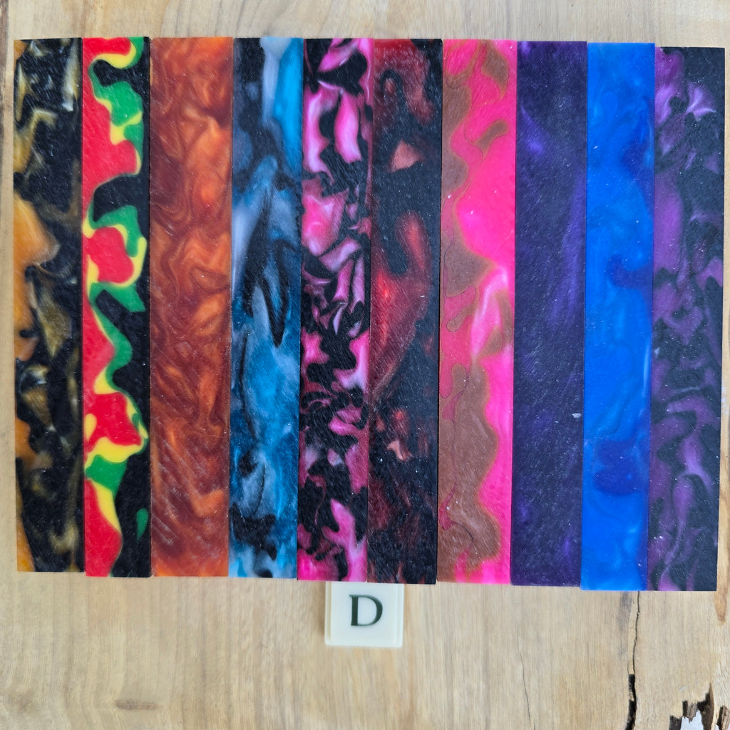 Various Acrylic Pen Blanks (10 Pack)