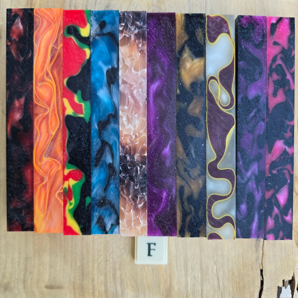 Various Acrylic Pen Blanks (10 Pack)
