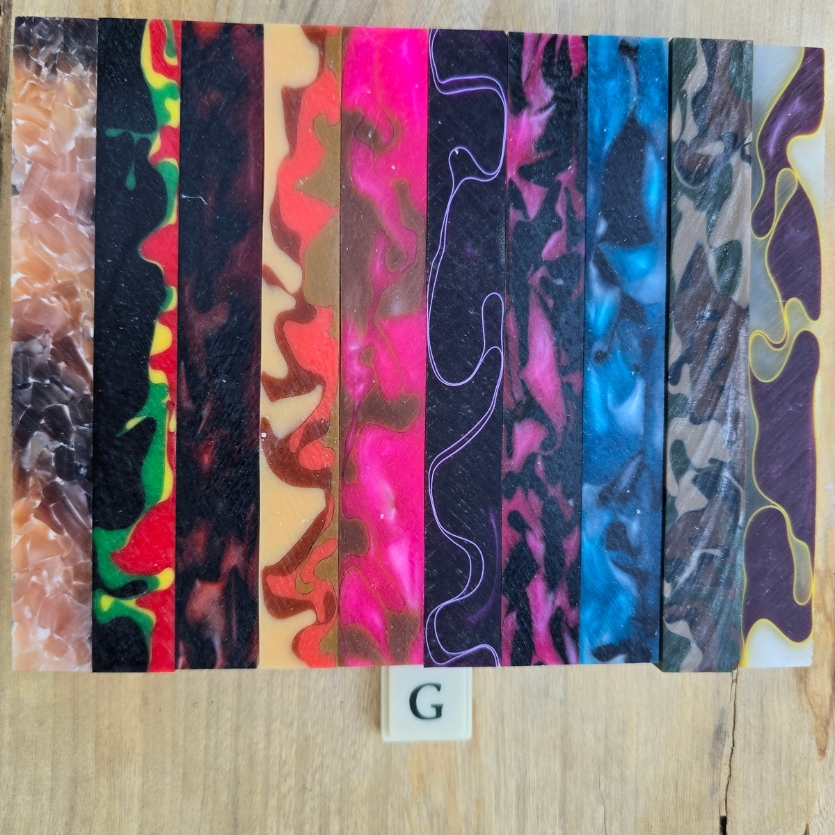 Various Acrylic Pen Blanks (10 Pack)