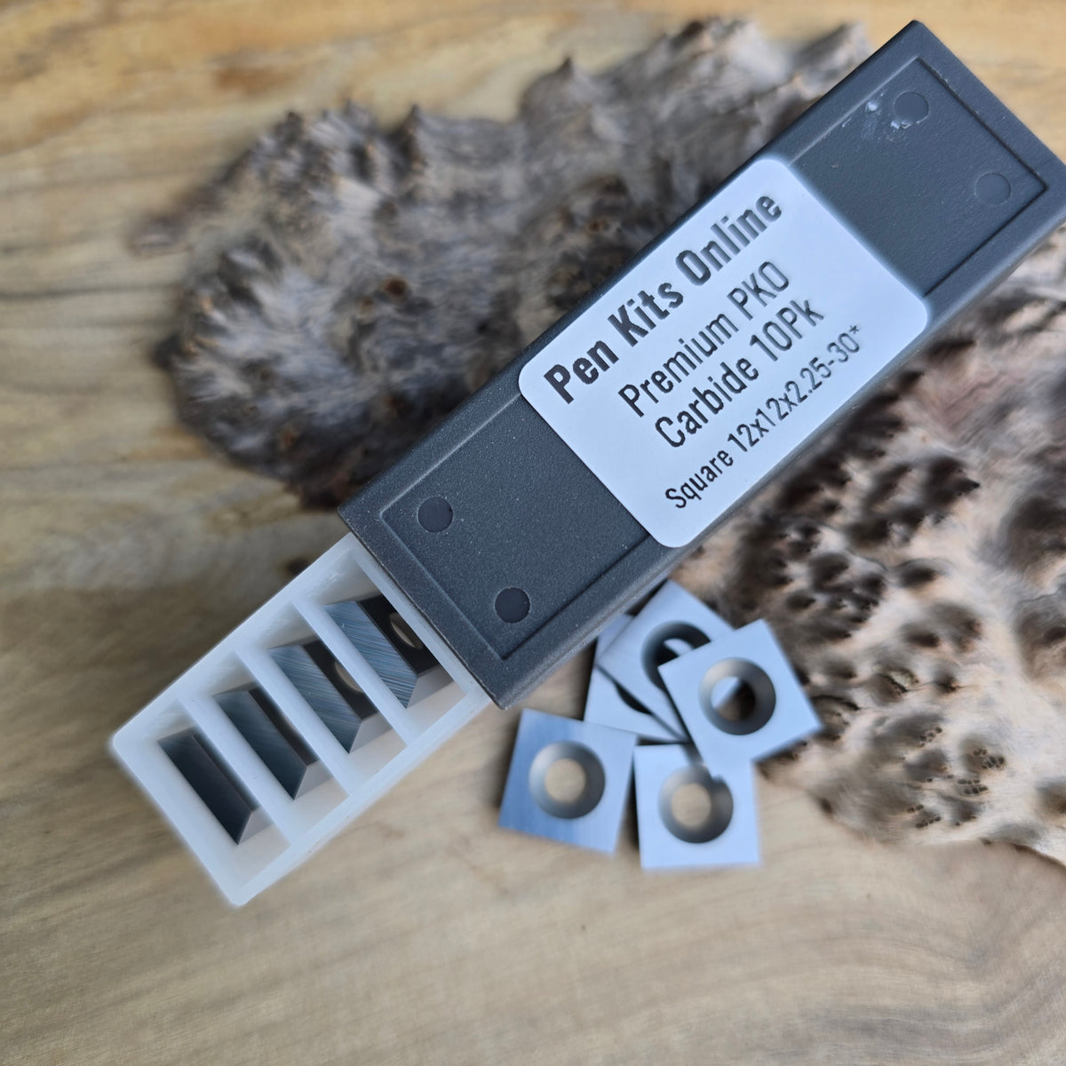 Premium Solid Square Carbide Blades - 10 Pack